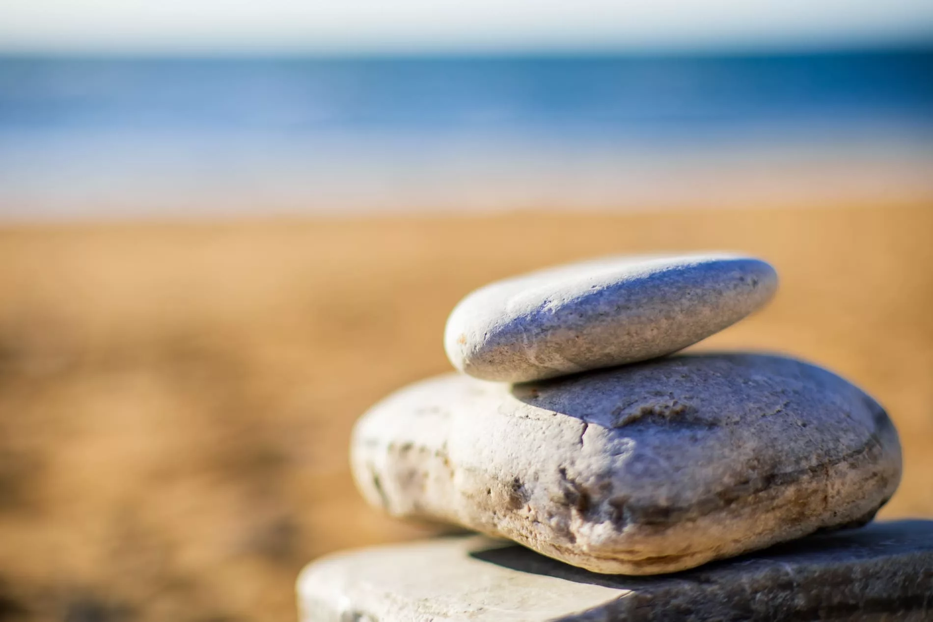 cailloux et plage, calme et relaxant